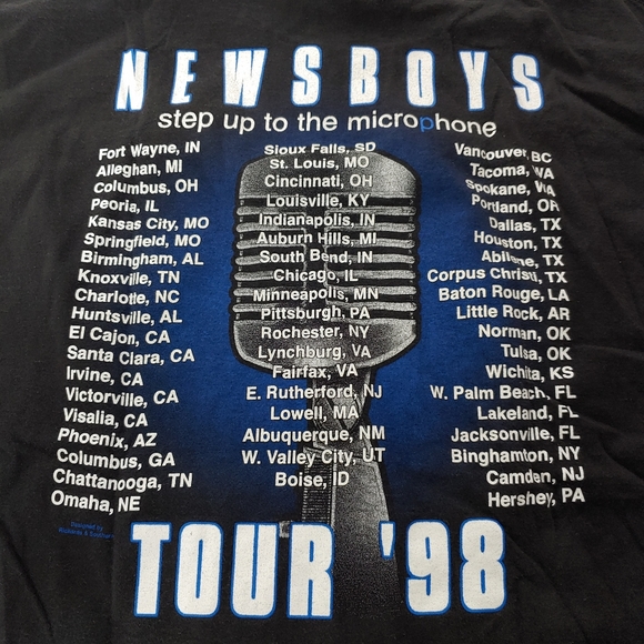 Vintage NewsBoys Tour Tee - Picture 5 of 6
